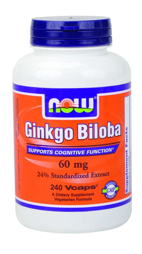 Ginkgo Biloba 60 Mg 240 Veg Capsules Reviews Now Musclegurus