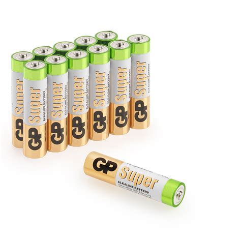 Köp Gp Super Alkaline Aaa 24alr03 Batterier 12 Pack Apohem