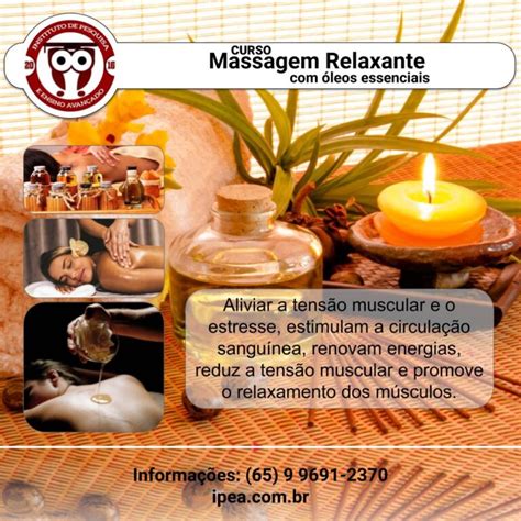 Curso Massagem Relaxante Com Óleos Essenciais Ipea