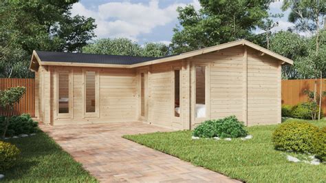 Chalet En Bois Habitable M Devon Premium Garanti Ans