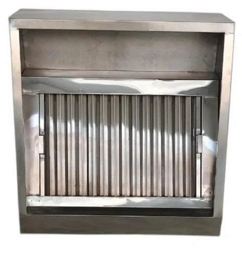 Rectangular Wall Mount Commercial Kitchen Chimney For Restaurant At Rs