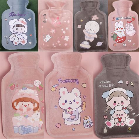 Mini Plush Hot Water Bag Lovely Water Filling Bag Stomach Dysmenorrhea Warm Water Bag Shopee