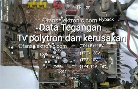 Cara Mengukur Tegangan Tv Polytron U Slim