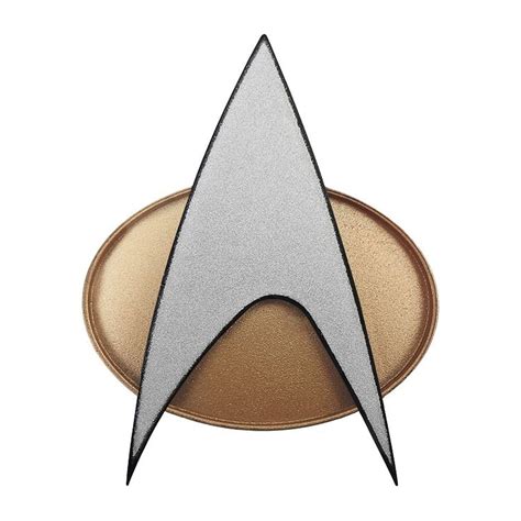 Star Trek The Next Generation Chirping Communicator Badge, TNG ComBadge ...