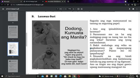 Ano Ang Ipinahihiwatig Ng Larawan Naranasan Mo Na Ba Ang Makigpag