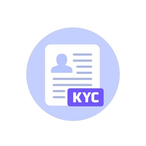 Premium Vector KYC Icon Know Your Customer Flat Design