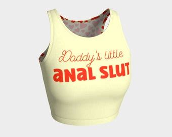 Anal Slut Crop Shirt Etsy UK