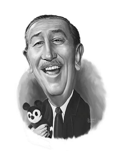 Walt Disney By Rocksaw Famous People Cartoon Toonpool