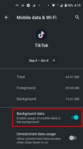 Android Habilitar O Deshabilitar Datos En Segundo Plano