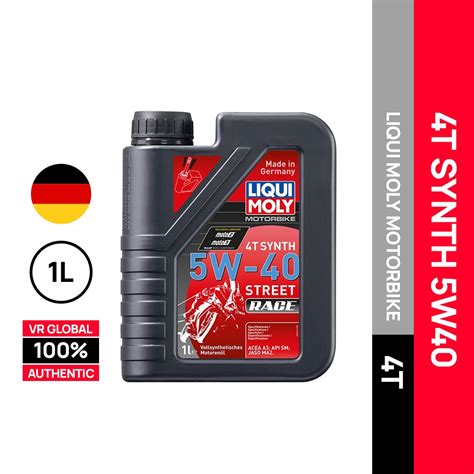 LIQUI MOLY MOTORBIKE 4T SYNTH 5W40 FULLY SYNTHETIC STREET RACE ENGINE