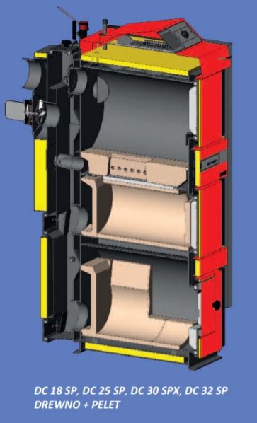 Atmos Dc Sp Kw Kocio Kombinowany Drewno Pellet Zestaw