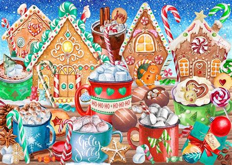 Colorful Cookietown Night Mgl Art Licensing Mgl Art Licensing