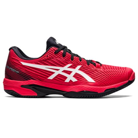 Asics Solution Speed Ff 2 Clay Electric Red White 1041a187601