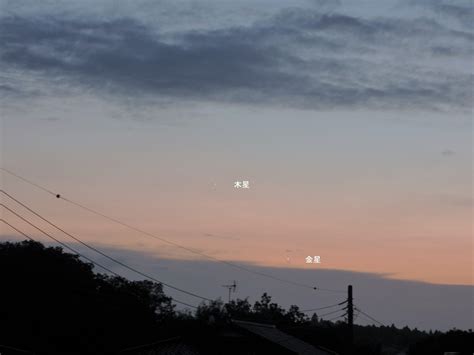 34641 夕方の西空に金星と木星が見える By エッチャン 天体写真ギャラリー