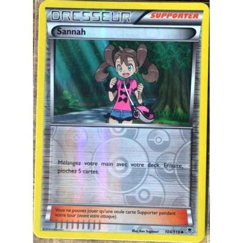 Carte Pokémon 104 119 Sannah REVERSE XY04 Vig Cdiscount Jeux