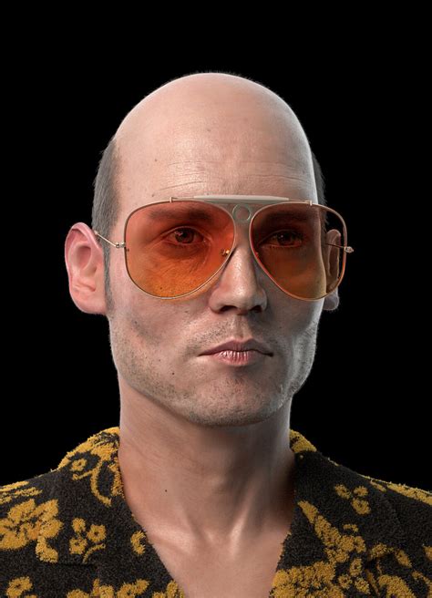 Artstation Johnny Depp As Hunter S Thompson Daniel Noll Hunter S Thompson Johnny Depp