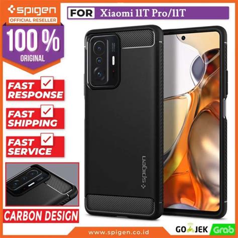 Jual Case Xiaomi Mi T Pro Spigen Rugged Armor Carbon Softcase