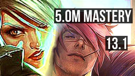 Riven Vs Sett Top 50m Mastery 2200 Games 18513 Godlike Euw