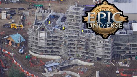 Epic Universe Construction Update Facades Appear Universal Orlando