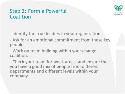 John Kotter S Steps Change Model Ppt