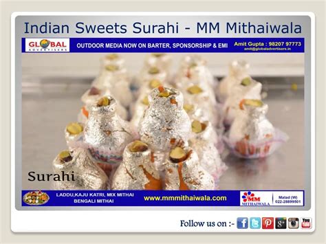 Ppt Indian Sweets Surahi Mm Mithaiwala Powerpoint Presentation