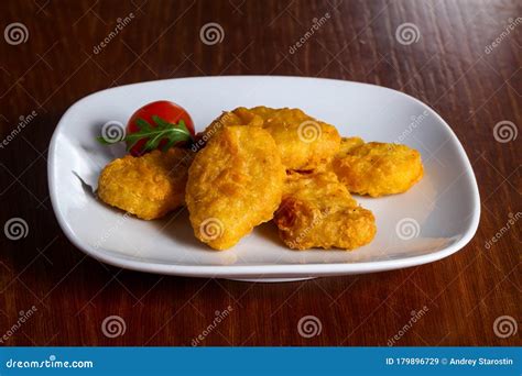 Chicken Nuggets Heap Stock Image Image Of Nuggets Fried