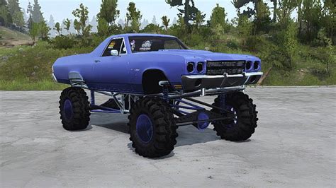 Lifted Chevy El Camino V Mod Snowrunner Mudrunner Mod