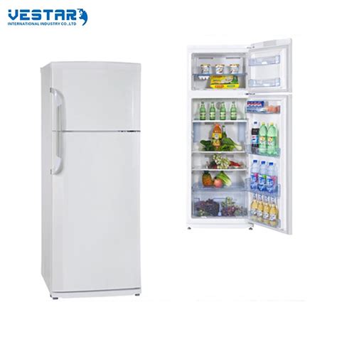 Double Door Top Mounted Refrigerator Fridge Freezer With Compressor