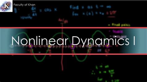 Introduction To Nonlinear Dynamics Youtube