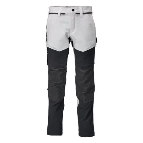 Pantalon avec poches genouillères MASCOT Ultimate Blanc gris Taille