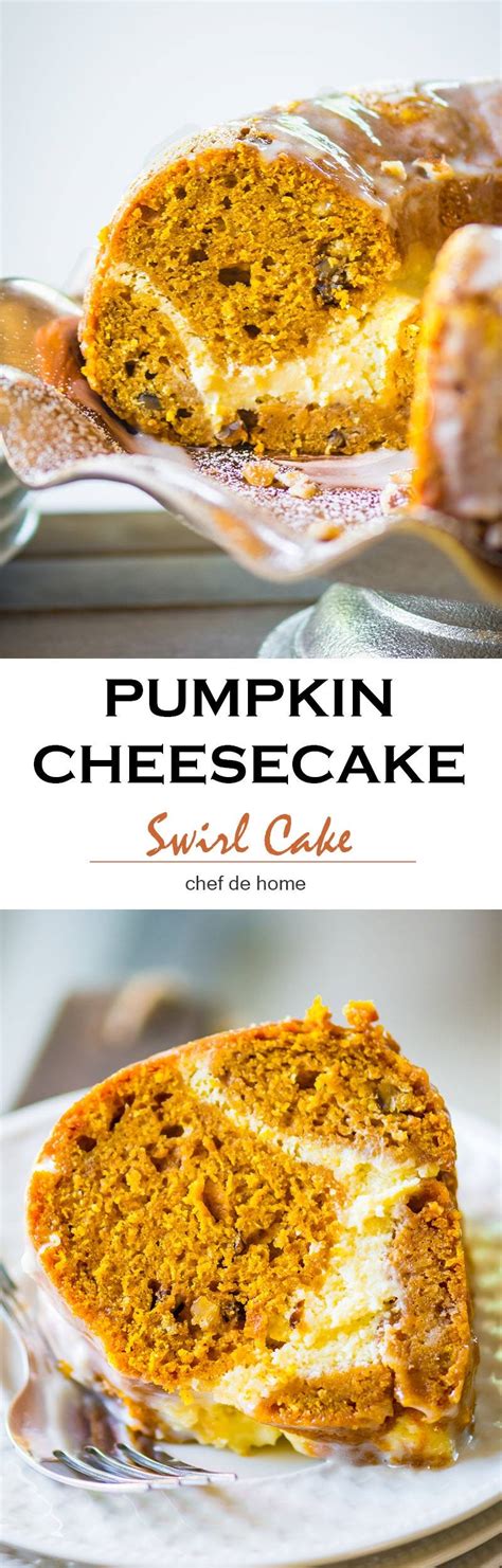 Pumpkin Bundt Cake With Cheesecake Swirl Recipe ChefDeHome