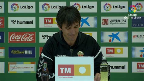 Rueda De Prensa De Pacheta Tras El Elche Cf Vs Ud Las Palmas