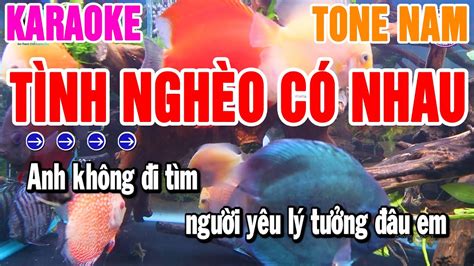 Karaoke Tình Nghèo Có Nhau Tone Nam Beat Phối Mới Dễ Hát Thanh Hải