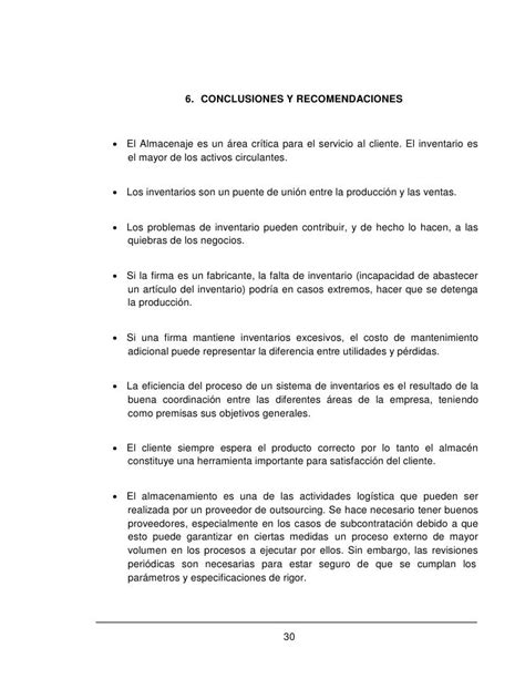 Pdf Télécharger Logistica Conclusiones Y Recomendaciones Gratuit Pdf