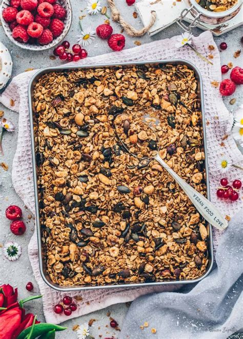 Granola Selber Machen Veganes Knusperm Sli Rezept Bianca Zapatka