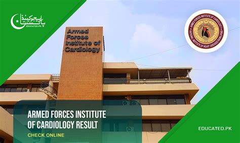 AFIC Result 2024 Armed Forces Institute Of Cardiology