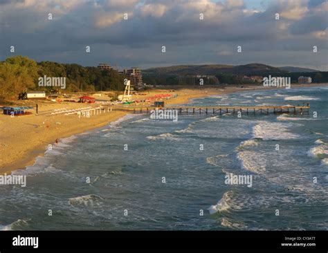 primorsko beach  bulgaria europe stock photo alamy