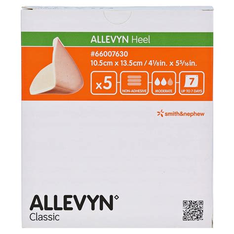 Opatrunek Piankowy Smith Nephew Allevyn Heel 13 5 Cm X 10 5 Cm 5 Szt