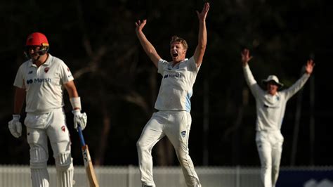 Sheffield Shield Nsw Vs Soa Th Match Match Report March