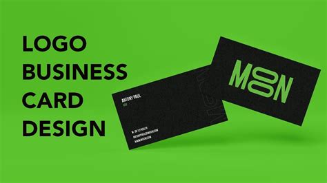 creative logo and business card design in illustrator | Business card ...