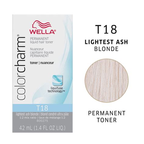 Wella Color Charm T Lightest Ash Blonde Hair Toner