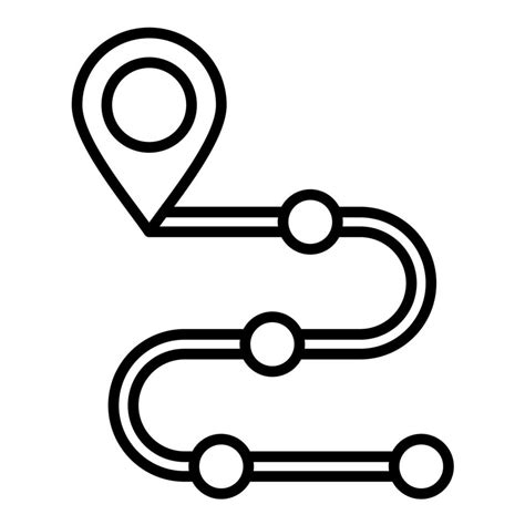 Roadmap Line Icon 14724254 Vector Art At Vecteezy