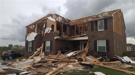 front section   large house   destroyed   tornado