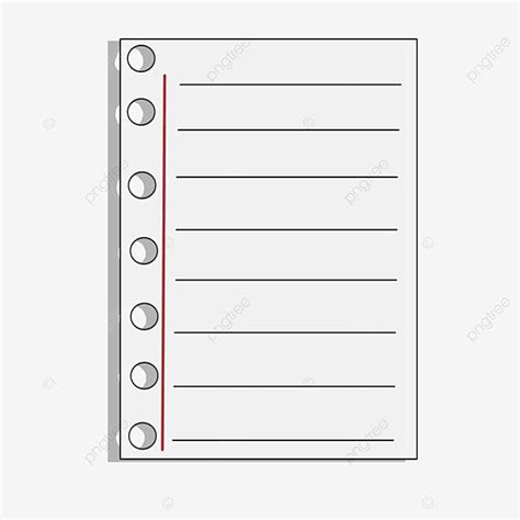 Imágenes Prediseñadas De Papel De Cuaderno Poroso PNG dibujos Cuaderno