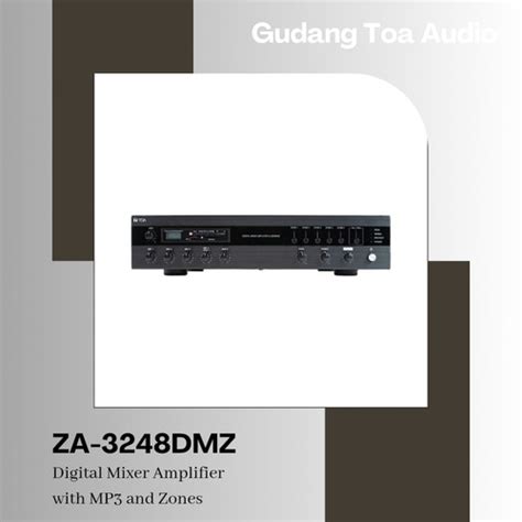 Jual Toa Digital Mixer Amplifier Za Dmz Za Dmz Jakarta Utara