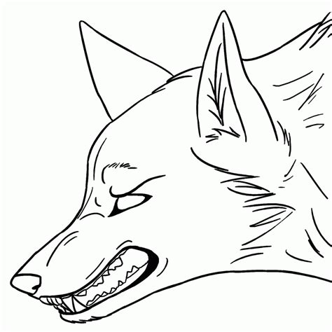 Coloring Pages Of Anime Wolves - Coloring Home