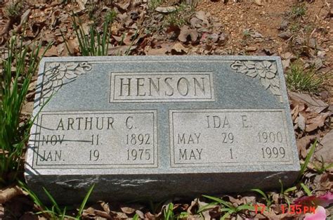 Arthur Cleveland Henson 1892 1975 Find A Grave Memorial