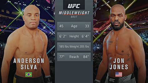 Prime Anderson Silva Vs Jon Jones UFC 4 Gameplay Legendary