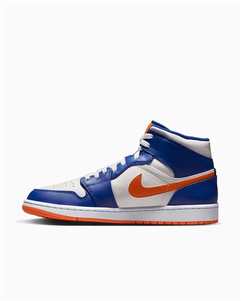 Air Jordan 1 Mid Knicks Azul Fd1029 400 Footdistrict