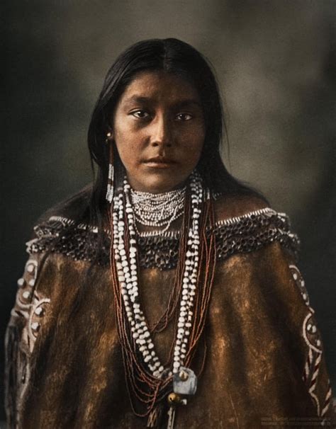 Hattie Tom Of The Native American Apache Tribe Photographed At A 1898 Gathering Featuring